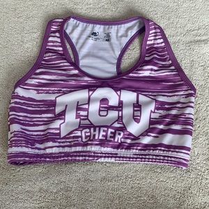 TCU Cheer Sports Bra
